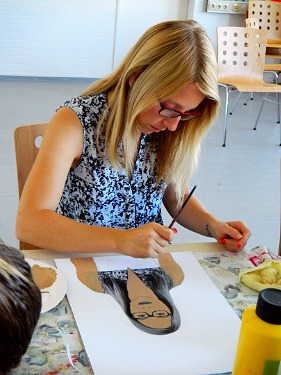 Kreatives Arbeiten Selbstportrait