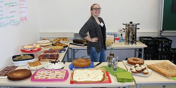 Viele Kuchen am Tag der offenen Tür