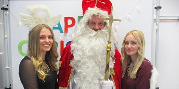 Engel und Nikolaus Der Nikolaus kommt